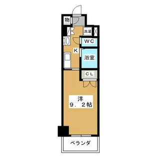 HF久屋大通レジデンス【6階】の間取り