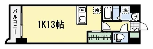 ロイヤルノースナイン【1304号室】の間取り