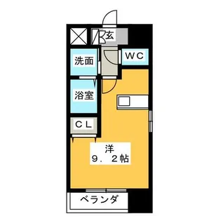プレサンス名古屋STATIONザ・シティ【4階】の間取り