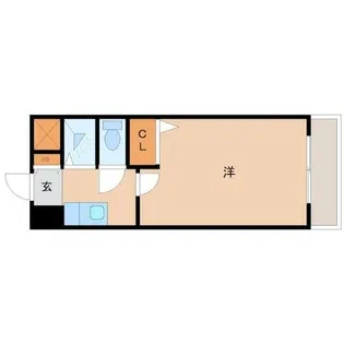 ローズコーポ阪神尼崎【10階】の間取り