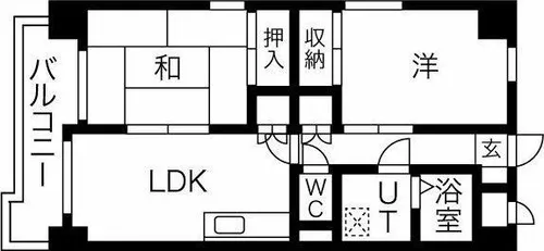 第6協和ビル【6階】の間取り