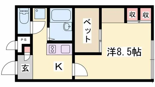 シティライフ保城Ⅱ【1階】の間取り