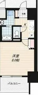 LUMINOUS天王寺舟橋【108号室】の間取り