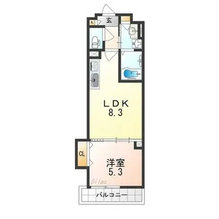 ラモーナ半田【1階】の間取り