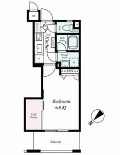 アクタス博多ステーションタワー【3階】の間取り