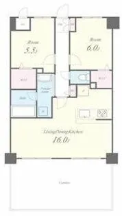 リアレクト白壁【1階】の間取り