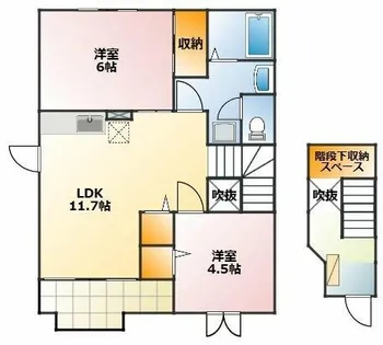 マリーソレイユ【2階】の間取り