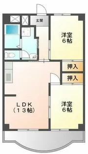 オリエンタルハイツ【1階】の間取り