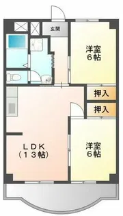 オリエンタルハイツ【1階】の間取り