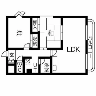 ラポール百舌鳥【3階】の間取り