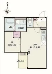 Jack sone1【3階】の間取り