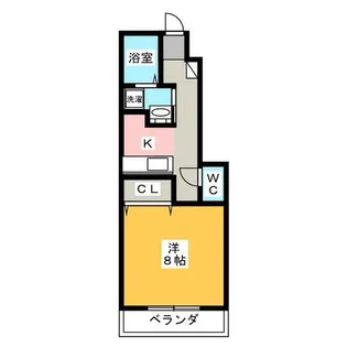 アンプルール リーブル Bloom【1階】の間取り