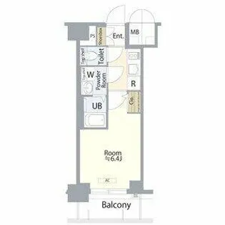 エスリード鶴舞グランパークス【1107号室】の間取り