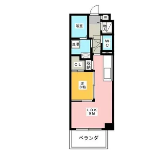 ブランブリエ利平治東山【4階】の間取り