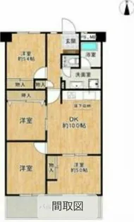 ニュー堀田サンハイツ【B207号室】の間取り