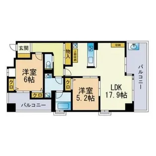 福岡県福岡市早良区弥生2丁目【マンション】の間取り