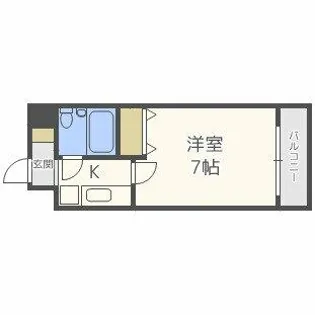 エスリード森ノ宮第2【6階】の間取り