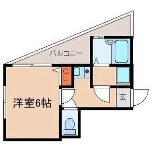 ワコーレハーバーCITY元町【7階】の間取り