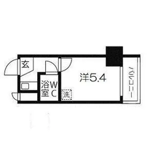 ネオアージュ神戸元町【5階】の間取り