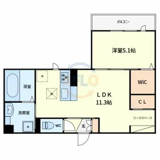 RayMaison住吉大社【1階】の間取り