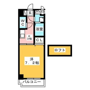 びい6植田【10階】の間取り