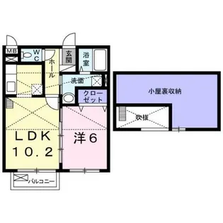 リヴェール ヴィラ【2階】の間取り
