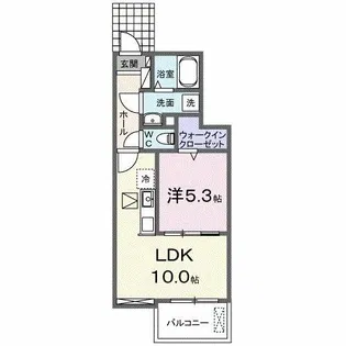 モルゲングランツ【1階】の間取り