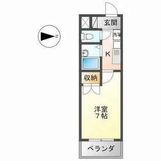 エトアール金山【6階】の間取り
