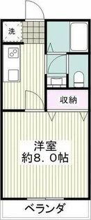 サン・friends木曽I【203号室】の間取り