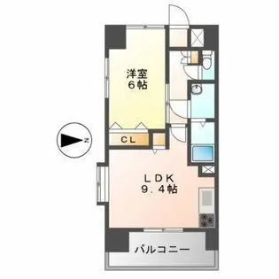 La Douceur山王【8階】の間取り