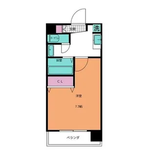 アレーズカシェート【5階】の間取り