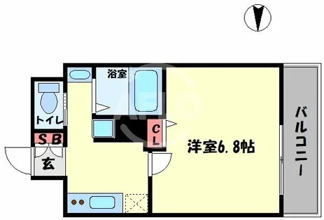コンフォート滝川公園【7階】の間取り