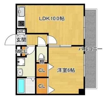 ヴェルドミール35【4階】の間取り
