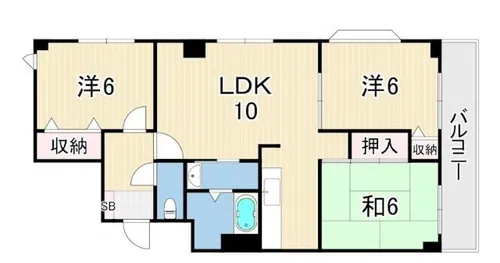 カサフィレンツェ【4階】の間取り