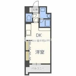 ブランクレール谷町【8階】の間取り