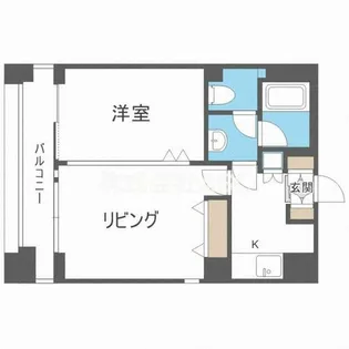 ISM中之島レジデンス【503号室】の間取り