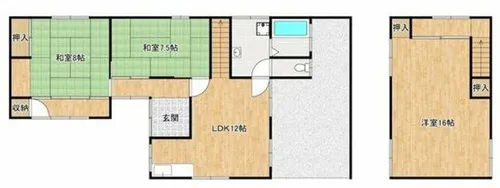 兵庫県姫路市書写【一戸建】の間取り