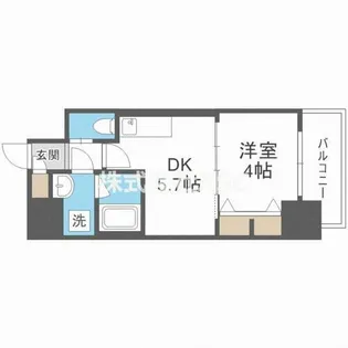 スプランディッド安土町【14階】の間取り