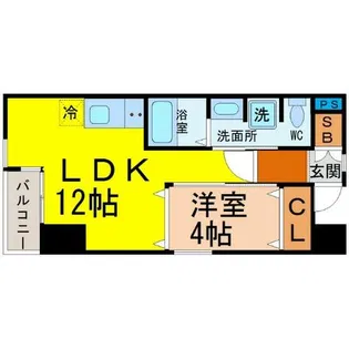T・SQUARE(ティースクエア)【5階】の間取り