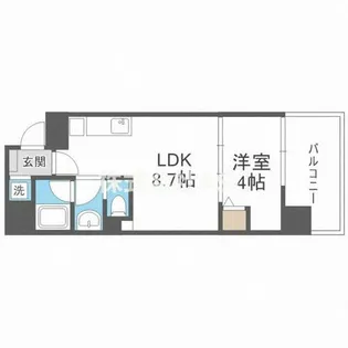 ブエナビスタ上町【901号室】の間取り