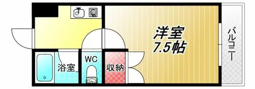 むつみハイツ【3階】の間取り