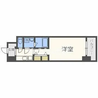 1Kの間取り画像