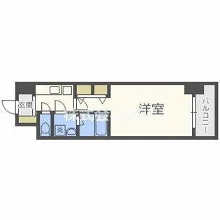 1Kの間取り画像