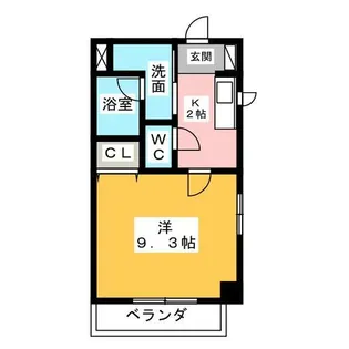 アプレシオ八田【4階】の間取り