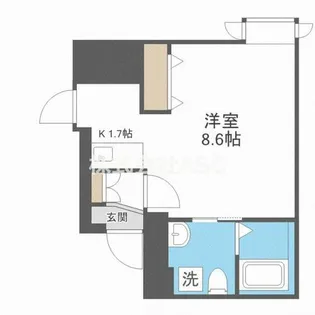セレニテ上町台【101号室】の間取り