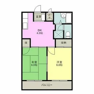 エレガンスハイツⅢ【1階】の間取り