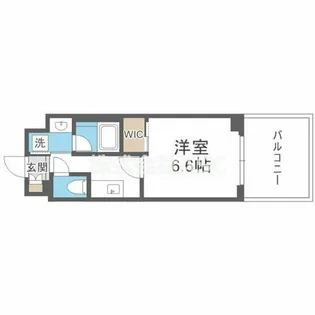 ルフォンプログレ堺筋本町タワーレジデンス【7階】の間取り