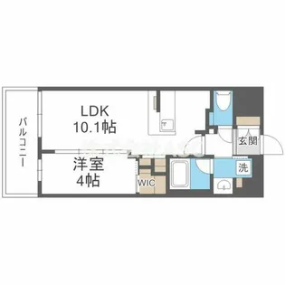 コンフォリア・リヴ北浜淡路町【703号室】の間取り