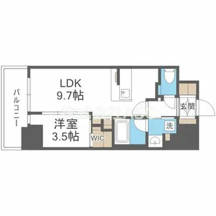 コンフォリア・リヴ北浜淡路町【7階】の間取り