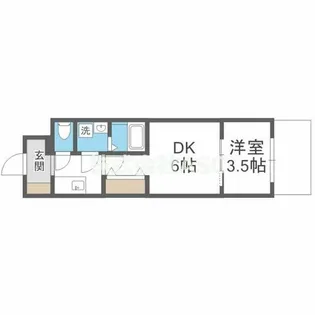 エスリードレジデンス大阪谷町ザ・マークス【4階】の間取り